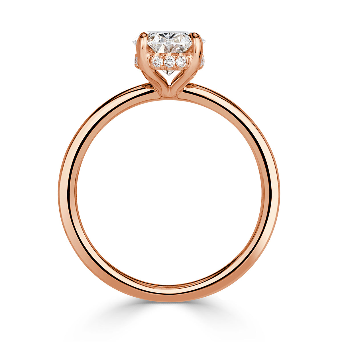 1.59ct Oval Cut Diamond Engagement Ring