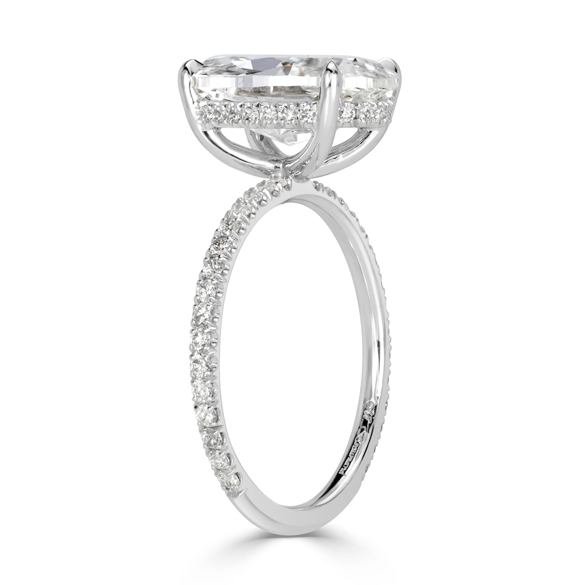 4.56ct Oval Cut Diamond Engagement Ring