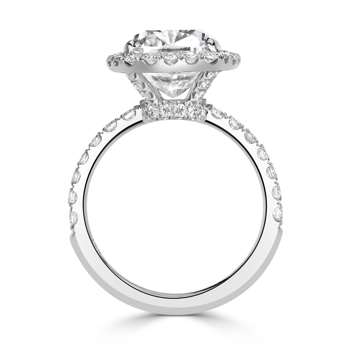 5.31ct Cushion Cut Diamond Engagement Ring