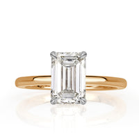 2.30ct Emerald Cut Diamond Engagement Ring