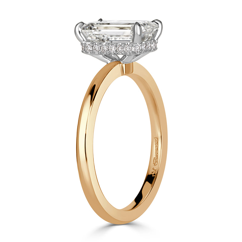 2.30ct Emerald Cut Diamond Engagement Ring
