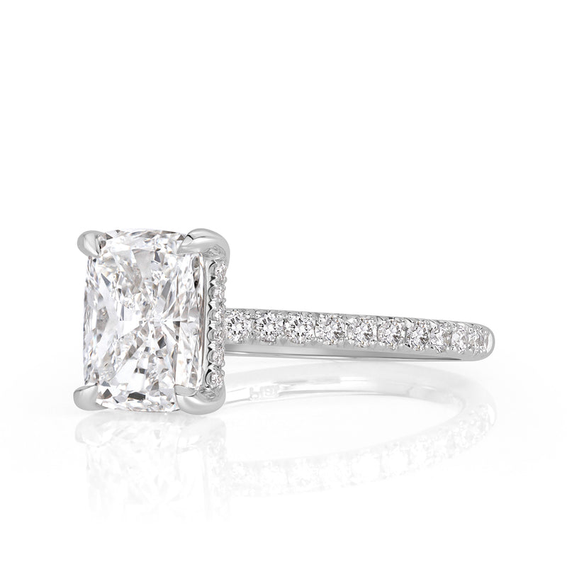 2.39ct Cushion Cut Diamond Engagement Ring
