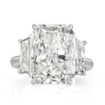 11.58ct Radiant Cut Diamond Engagement Ring