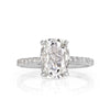 2.39ct Old Mine Cut Diamond Engagement Ring
