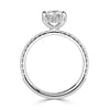 2.39ct Old Mine Cut Diamond Engagement Ring