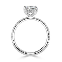 2.39ct Old Mine Cut Diamond Engagement Ring