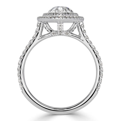 1.82ct Pear Shaped Diamond Engagement Ring
