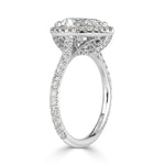 2.93ct Pear Shaped Diamond Engagement Ring
