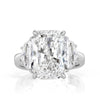 8.81ct Radiant Cut Diamond Engagement Ring