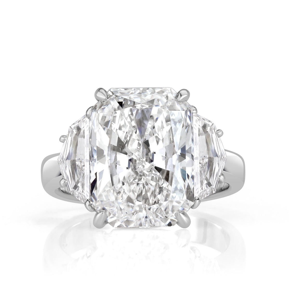8.81ct Radiant Cut Diamond Engagement Ring