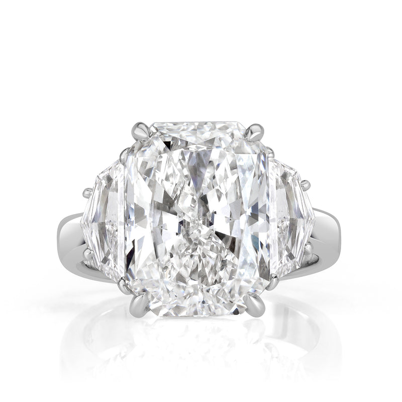 8.81ct Radiant Cut Diamond Engagement Ring