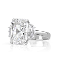 8.81ct Radiant Cut Diamond Engagement Ring