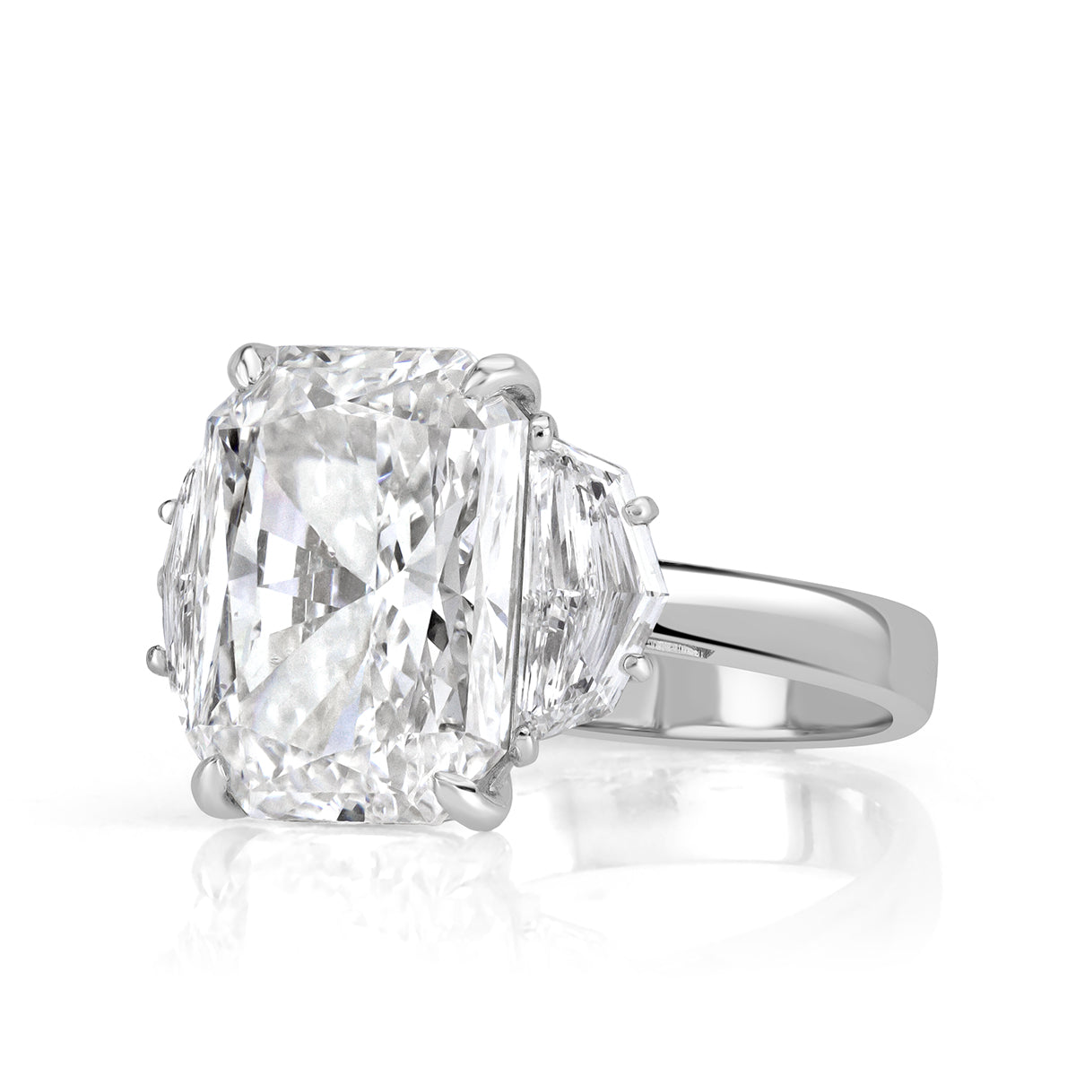 8.81ct Radiant Cut Diamond Engagement Ring