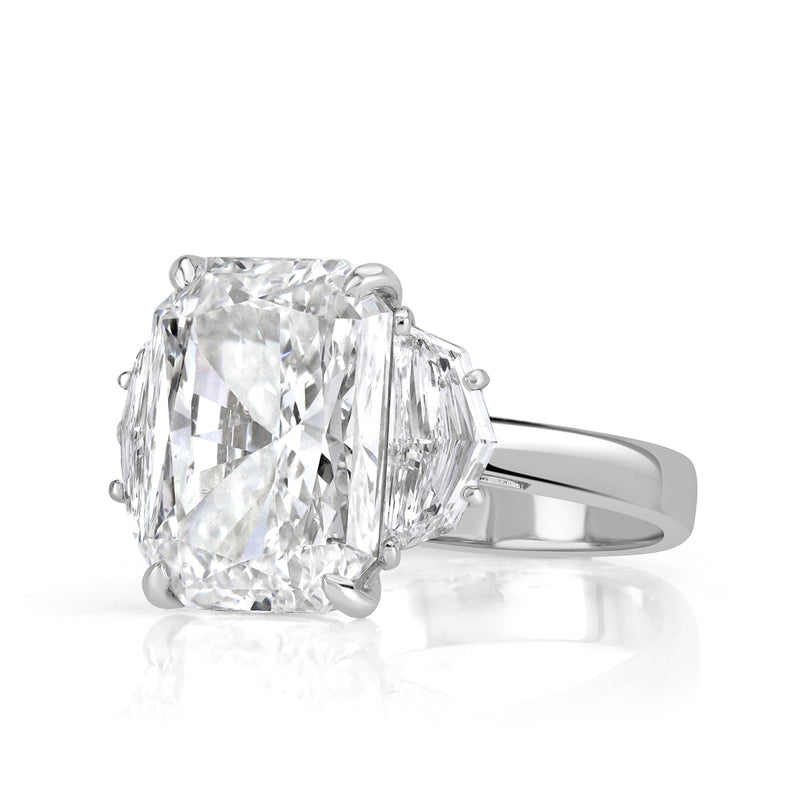 8.81ct Radiant Cut Diamond Engagement Ring