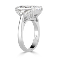 8.81ct Radiant Cut Diamond Engagement Ring