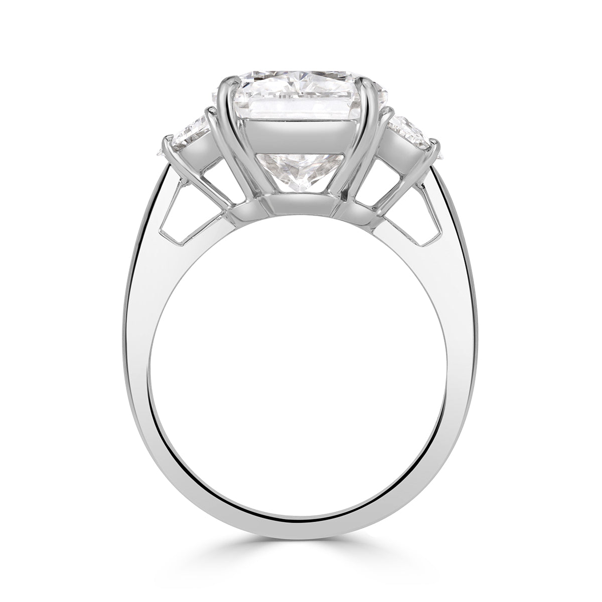 8.81ct Radiant Cut Diamond Engagement Ring