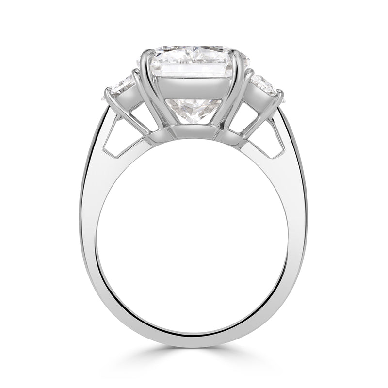 8.81ct Radiant Cut Diamond Engagement Ring