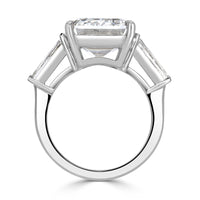 13.42ct Emerald Cut Diamond Engagement Ring