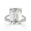 12.08ct Emerald Cut Diamond Engagement Ring