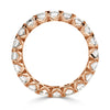 6.11ct Emerald Cut Diamond Eternity Band in 18k Rose Gold