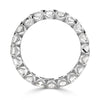 6.11ct Emerald Cut Diamond Eternity Band in Platinum