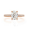 1.85ct Old Mine Cut Diamond Engagement Ring