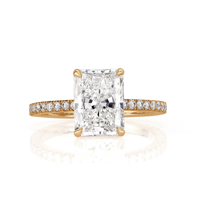 2.99ct Radiant Cut Diamond Engagement Ring