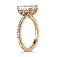 2.99ct Radiant Cut Diamond Engagement Ring