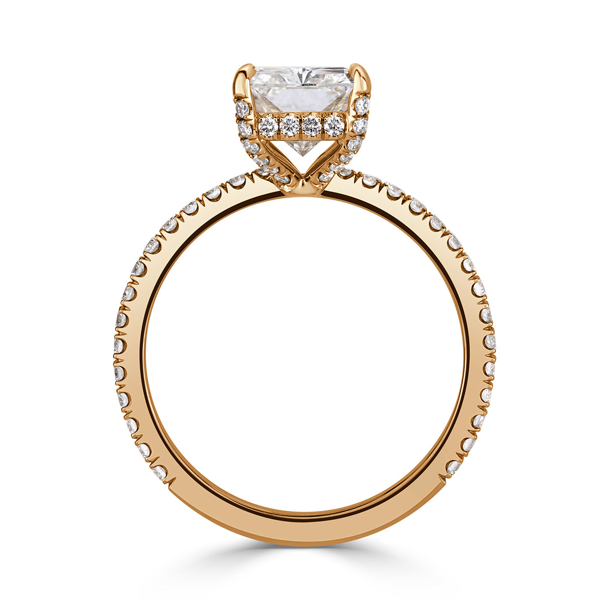 2.99ct Radiant Cut Diamond Engagement Ring