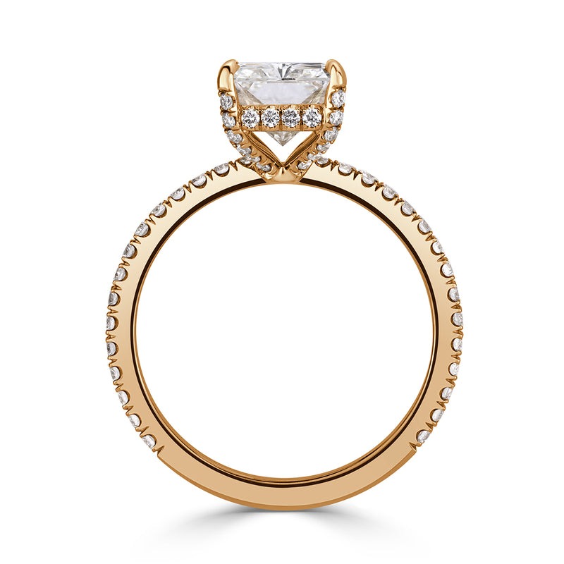 2.99ct Radiant Cut Diamond Engagement Ring