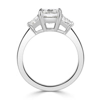 3.80ct Emerald Cut Diamond Engagement Ring