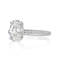 2.13ct Oval Cut Diamond Engagement Ring