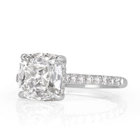 2.11ct Cushion Cut Diamond Engagement Ring