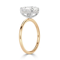 2.82ct Oval Cut Diamond Engagement Ring