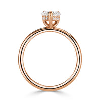 1.39ct Pear Shaped Diamond Engagement Ring