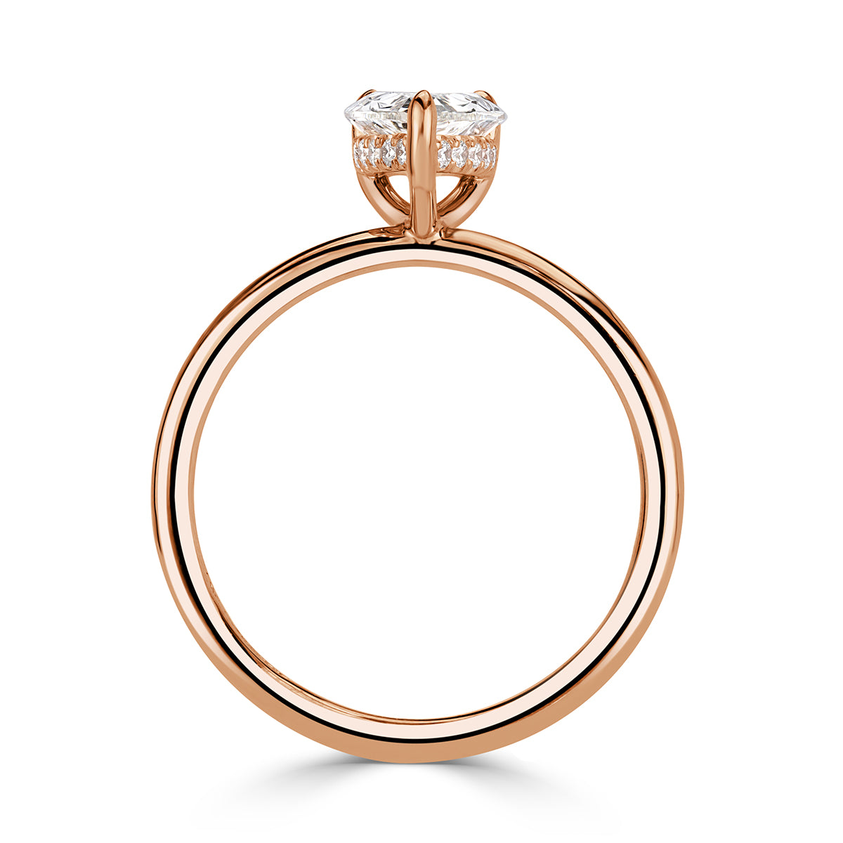 1.39ct Pear Shaped Diamond Engagement Ring