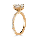 2.38ct Old Mine Cut Diamond Engagement Ring