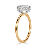 1.27ct Pear Shaped Diamond Engagement Ring