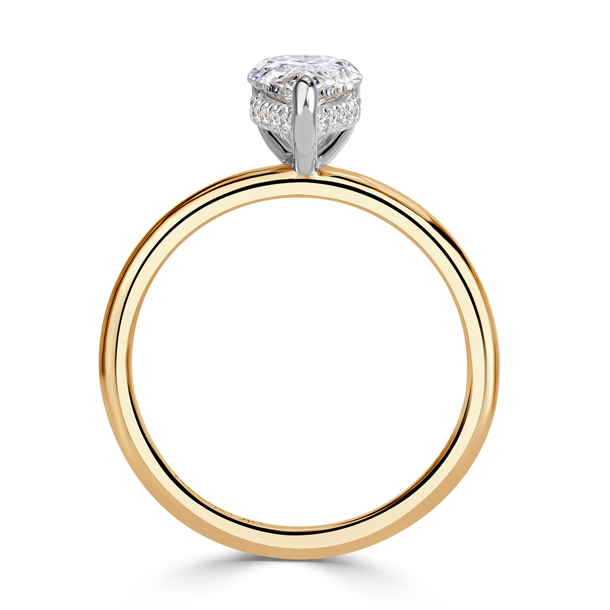 1.27ct Pear Shaped Diamond Engagement Ring