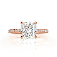 3.37ct Cushion Cut Diamond Engagement Ring