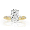 3.06ct Oval Cut Diamond Engagement Ring