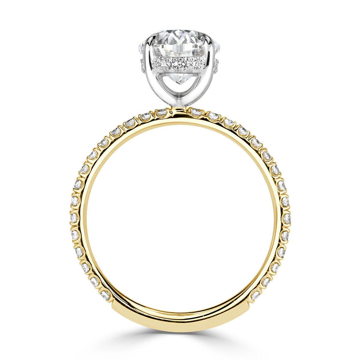 3.06ct Oval Cut Diamond Engagement Ring