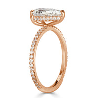 1.97ct Pear Shaped Diamond Engagement Ring