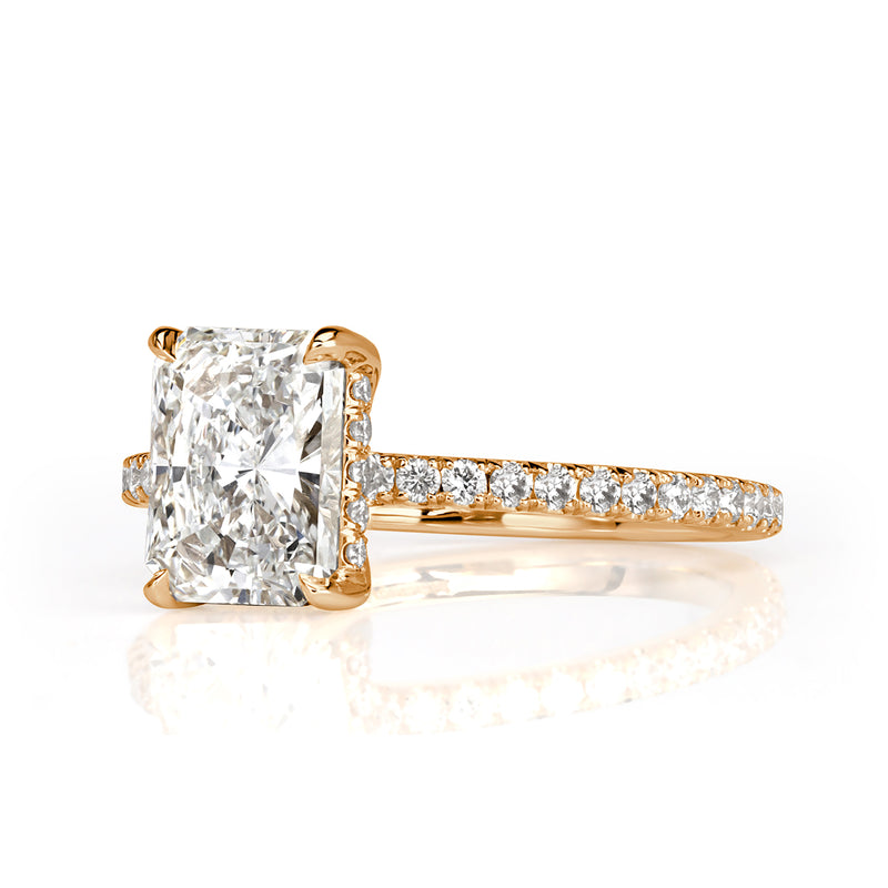 2.01ct Radiant Cut Diamond Engagement Ring