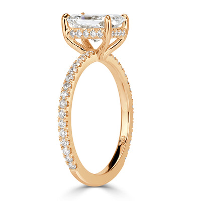 2.01ct Radiant Cut Diamond Engagement Ring