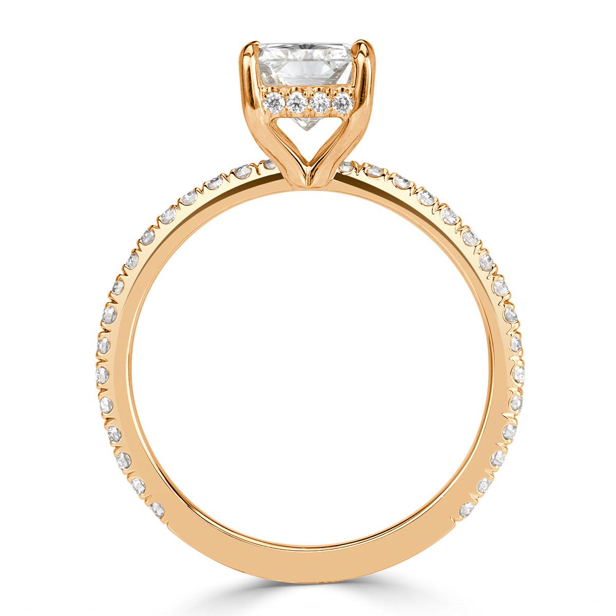 2.01ct Radiant Cut Diamond Engagement Ring