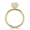 3.85ct Pear Shaped Diamond Engagement Ring