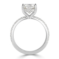 2.87ct Radiant Cut Diamond Engagement Ring