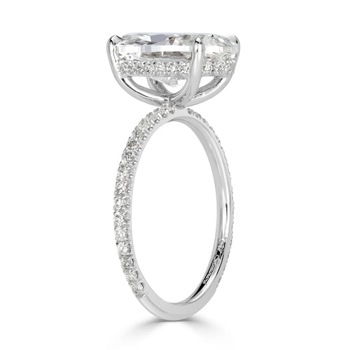 5.04ct Oval Cut Diamond Engagement Ring