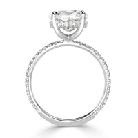 5.04ct Oval Cut Diamond Engagement Ring